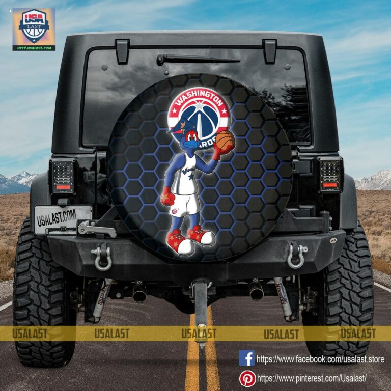 Washington Wizards NBA Mascot Spare Tire Cover - This is awesome and unique