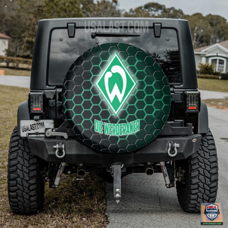 Werder Bremen Spare Tire Cover - You look lazy