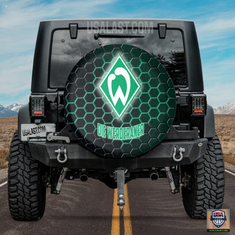 Werder Bremen Spare Tire Cover - Radiant and glowing Pic dear