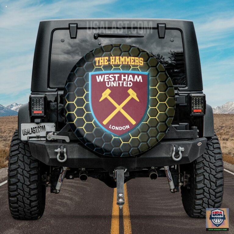 West Ham United FC Spare Tire Cover - Generous look
