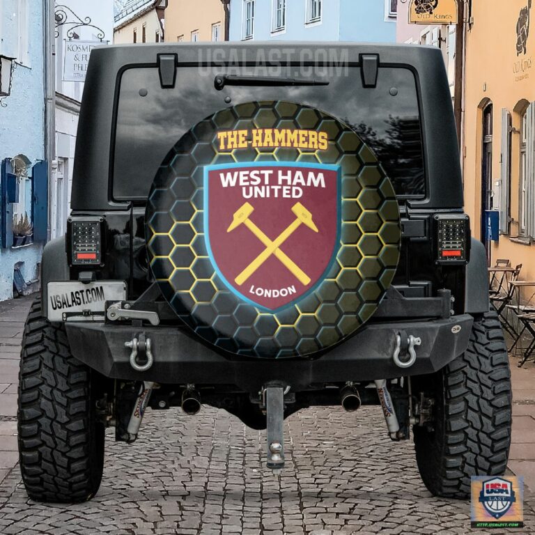 West Ham United FC Spare Tire Cover - You look lazy