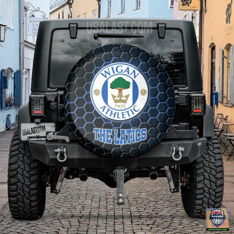 Wigan Athletic FC Spare Tire Cover - Nice shot bro