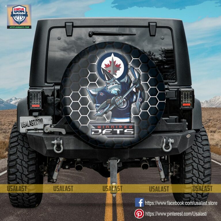 Winnipeg Jets MLB Mascot Spare Tire Cover - How did you learn to click so well
