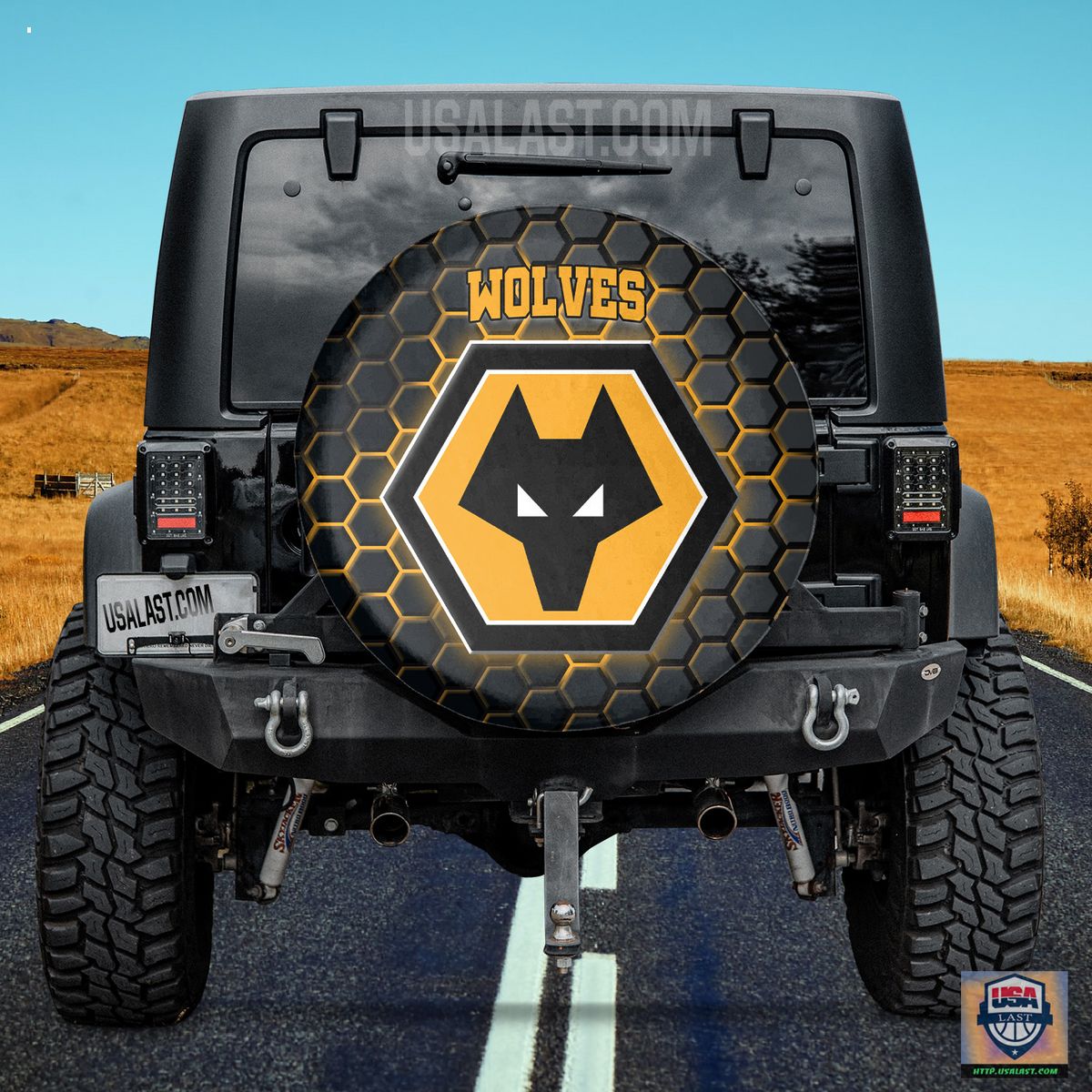 AMAZING Wolverhampton Wanderers FC Spare Tire Cover