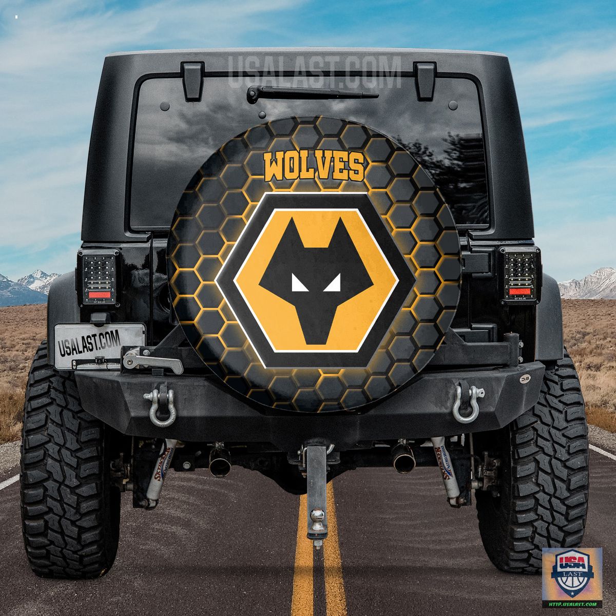Wolverhampton Wanderers FC Spare Tire Cover - Eye soothing picture dear