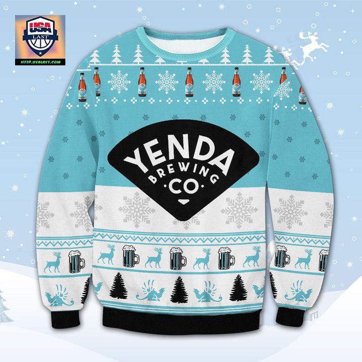 Yenda Beer Ugly Christmas Sweater 2022 - Cutting dash