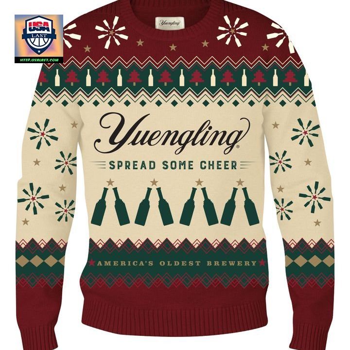 Yuengling Beer Spread Some Cheer Ugly Christmas Sweater 2022